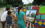 Thăm làng bích họa Hải Sơn hết sức độc đáo ở Hòa Bình